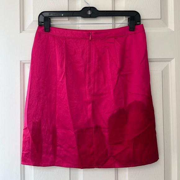 NWT Sincerely Jules Bright Pink Satin Mini Skirt M - Picture 5 of 15